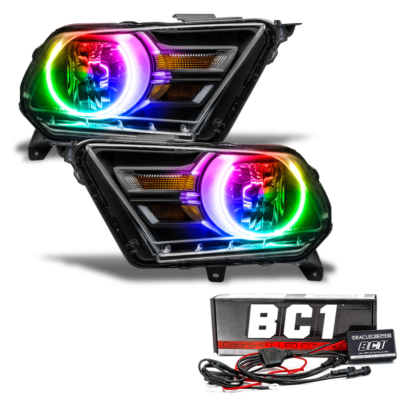 Oracle 10-14 Ford Mustang HL (Non-HID) - ColorSHIFT w/ BC1 Controller SEE WARRANTY