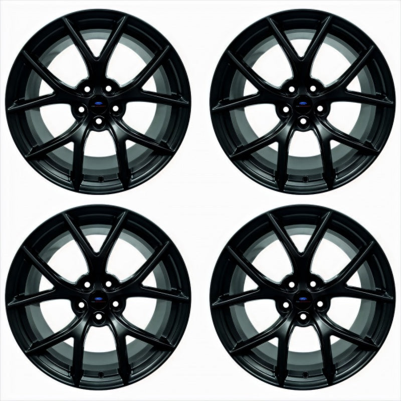 Ford Racing 15-20 Mustang19x9.5in & 19x10in Wheel Kit w/TPMS - Matte Black