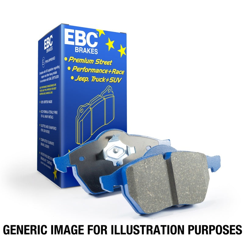 EBC 13-14 Ford Mustang GT500 Bluestuff Front Brake Pads