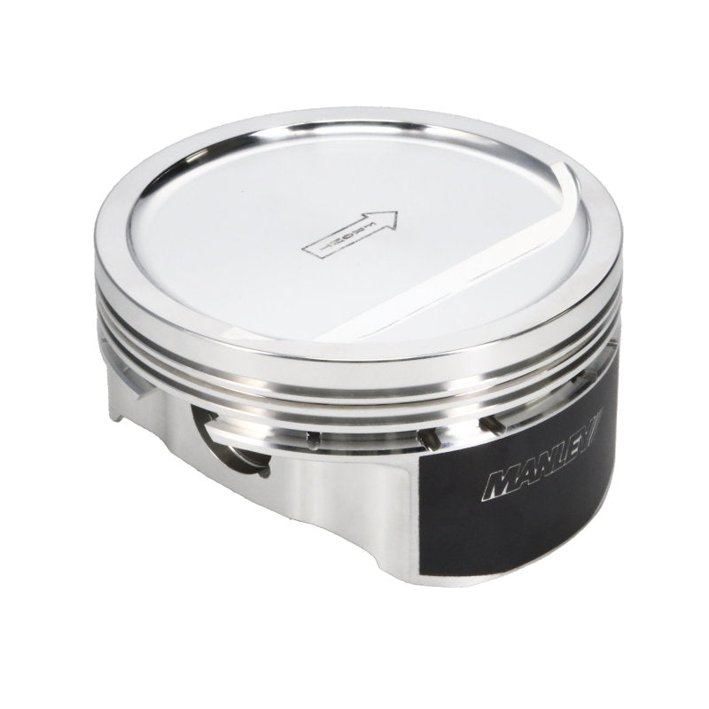 Manley Small Block Chevy LS Series 4.030in Bore - 1.115in CD - -18 cc Dish Platinum Series Pistons