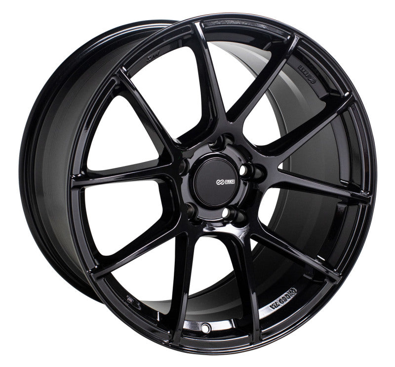 Enkei TS-V 18x8 5x100 45mm Offset 72.6mm Bore Gloss Black Wheel