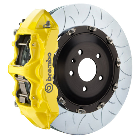 Brembo 03-10 Viper SRT-10 Front GT BBK 6 Piston Cast 380x34 2pc Rotor Slotted Type-3- Yellow