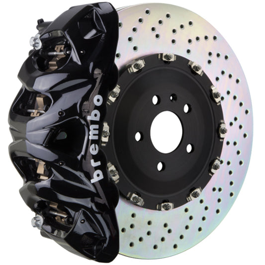 Brembo 12-21 Grand Cherokee SRT8 Fr GT BBK 8Pist Cast 412x38 2pc Rotor Drilled-Black