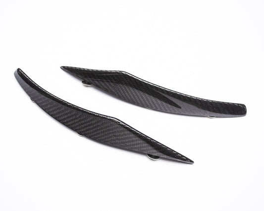 VR Aero 13-17 SRT Viper Carbon Fiber Lower Front Bumper Canard Pair